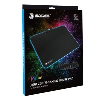 Sades Meteor RGB Gaming Mousepad SA-P4 - Black